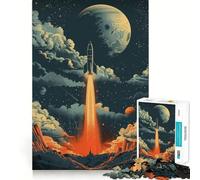 Puzzle 1000 pièces pour Adolescents Voyage céleste Découpe précise Activité Manuelle Exercice Mental Amusant Détente Jeu Activité d'anniversaire (50x75cm)