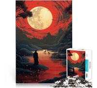 Puzzle 1000 pièces pour Adolescents Vue Nocturne Réduction du Stress intéressante avec des pièces de Formes aléatoires entièrement imbriquées 38x26cm