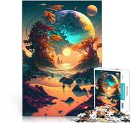 Puzzle 1000 pièces pour Adolescents Vue sur la vallée Réduction du Stress intéressante Car C'est Un pour Toute la Famille 52x38cm