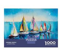 Puzzle 1000 Pièces pour Adolescents Waiting for The Wind Puzzles pour Adultes, Jeu De Réflexion, Assemblage De Motifs, Cadeaux d'anniversaire Et Cadeaux Uniques 52x38cm/1000pcs