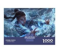 Puzzle 1000 Pièces pour Adolescents Water Elementalist Master of The Waves Puzzles pour Adultes - Jeu Manuel - Assemblage De Motifs - Cadeau d'anniversaire Unique 38x26cm/1000pcs
