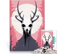 Puzzle 1000 pièces pour Adolescents Wendigo Vector Art Cryptid Séjour Anti-Stress pour Tuer Le Temps Jeu de défi Unique 75x50cm