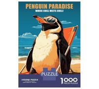 Puzzle 1000 Pièces pour Adolescents Where Chill Meets Chill Puzzle Adulte - Jeu De Construction - Difficile - Cadeau Unique pour Anniversaire Et Noël 52x38cm/1000pcs