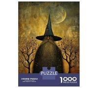 Puzzle 1000 Pièces pour Adolescents Whimsical Forest Wizard Puzzles pour Adolescents, Jouet, Décoration Murale, Cadeaux pour Femmes, Difficile Et Stimulant 70x50cm/1000pcs