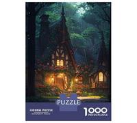Puzzle 1000 Pièces pour Adolescents Whispering Willow Cottage Puzzle pour Adultes Jeux en Famille Améliore La Mémoire Réduit Le Stress Cadeaux 70x50cm/1000pcs