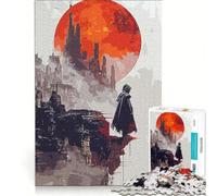 Puzzle 1000 pièces pour Adolescents Wild in The Moon Jeux éducatifs Course de Vitesse Manuelle Collection d'artistes Beaux-Arts 38x26cm
