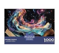 Puzzle 1000 Pièces pour Adulte - Livres magiquesJeu D'Adresse Intelligent Et Coloré - Cadeau Impossible Univers38x26cm/1000pcs
