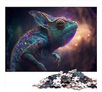 Puzzle 1000 pièces pour Adulte - Puzzle caméléon en Carton pour Adultes et Famille - 26,7 x 37,1 cm