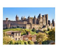 Puzzle 1000 pièces pour Adulte, thème château de Carcassonne, Jeu de société, décoration, Cadeau de Voyage, 52 x 38 cm