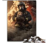 Puzzle 1000 pièces pour Adultes, Adolescents, Petite Fille et Pompier, activité Amusante pour la Maison, Jouets pour Les Jours de Pluie, Cadeaux d'anniversaire (Taille 50x75cm)