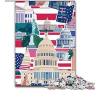 Puzzle 1000 pièces pour Adultes, Affiche de Voyage dans Le Monde, Casse-tête pour décoration Murale, Cadeaux Uniques d'anniversaire et de Noël pour Les 14 Ans 26x38cm