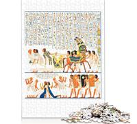 Puzzle 1000 pièces pour Adultes - Affiche Mur d'une Tombe - Activités familiales, Jeux éducatifs, Difficiles et stimulants (75 x 50 cm)