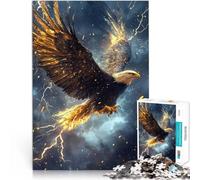 Puzzle 1000 pièces pour Adultes “Aigle céleste Cosmique” Fait de Papier，pour Les 14 Ans et Plus Apprentissage éducatif Activités Amusantes à la Maison, Cadeaux d'anniversaire, Cadeaux de Voyage,。
