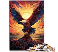 Puzzle 1000 pièces pour Adultes Aigle Fantastique coloré pour Puzzle 26x38cm Améliorer l'amour Entre Les Couples pour Les Adolescents 14 Ans et Plus