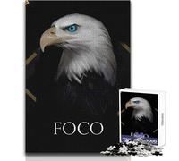 Puzzle 1000 pièces pour Adultes Aigle Foco, Jeu éducatif, Course de Vitesse Manuelle, Cadeau d'anniversaire, Dimensions 50x75cm