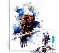 Puzzle 1000 pièces pour Adultes Aigle Jouets addictifs pour Le défi de l'intelligence cérébrale Idées Cadeaux 75x50cm