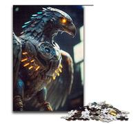 Puzzle 1000 pièces pour Adultes Aigles ailés en Acier Puzzle Hands on Game 75x50cm
