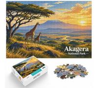Puzzle 1000 pièces pour Adultes, Akagera National Park Rwanda Landscape_001 | Pour la période de l'Avent : ce puzzle pour adultes avec 1000 pièces offre une activité classique pour Noël.
