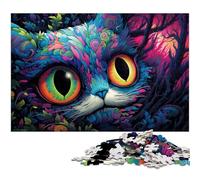 Puzzle 1000 pièces pour Adultes Alice au Pays des Merveilles Puzzle Familial Amusant activités à la Maison Cadeau d'anniversaire Cadeaux de Voyage 1000 pièces (75 x 50 cm)