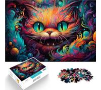 Puzzle 1000 pièces pour Adultes Alice Cat Anti-Stress 26x38cm Difficile à compléter mais Amusant et Humoristique pour Les Adolescents de 14 Ans et Plus