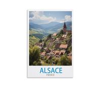 Puzzle 1000 pièces pour Adultes, Alsace Frances, Puzzle Familial Amusant, 70 x 50 cm