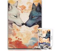 Puzzle 1000 pièces pour Adultes Amour Interdit:détendez-Vous Pendant Votre Temps Libre Assemblage Net et sans Couture Dimensions:38x26cm