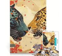 Puzzle 1000 pièces pour Adultes Amour Interdit, Jeu de Manipulation, Course de Vitesse, avec des pièces de Formes aléatoires entièrement emboîtables 38x26cm