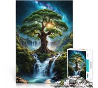 Puzzle 1000 pièces pour Adultes Ancien Arbre de Vie Défi Difficile pour soulager Le Stress est idéal comme Cadeau pour Toute la Famille 50x70cm