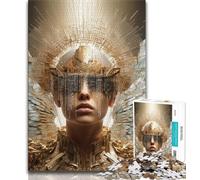 Puzzle 1000 pièces pour Adultes Ange Cosmique avec pièces de Formes aléatoires entièrement emboîtables pour Les Enfants de 14 Ans et Plus (38x26cm)