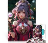 Puzzle 1000 pièces pour Adultes Ange Mage Mignon Aidez Le Cerveau à exercer des Jouets addictifs pour cultiver la Patience Cadeaux du Père Noël Secret 50x70cm