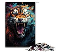 Puzzle 1000 pièces pour Adultes Animaux bizarres et colorés Amusant en Famille Jeu Familial Anti-Stress Difficile 1000 pièces (75 x 50 cm)
