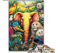 Puzzle 1000 pièces pour Adultes Animaux d'Afrique, idéal pour Les Adolescents et Les familles, pour Les Anniversaires (Taille : 26x38cm)