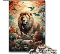 Puzzle 1000 pièces pour Adultes Animaux d'Afrique pour Les Adolescents, Les Couples et Les Amis pour Les Anniversaires, Noël (Taille : 26x38cm)