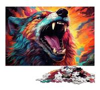 Puzzle 1000 pièces pour Adultes Animaux dans Un Univers coloré Jeu intellectuel Stimulant et Familial 1000 pièces (38 x 26 cm)