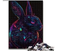 Puzzle 1000 pièces pour Adultes, Animaux, Lapins, en Carton, Cadeau pour Hommes et Femmes, idéal pour Tous Les Jours et Occasions spéciales, 1000 pièces(26x38cm)