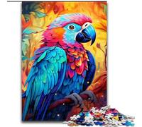 Puzzle 1000 pièces pour Adultes, Animaux, Oiseaux, perroquets, en Bois, idéal pour s'amuser en Famille pour Les fêtes et Les Anniversaires(1000 pièces, 50x75cm)