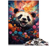 Puzzle 1000 pièces pour Adultes Animaux Panda Jeu Stimulant Jouets 26x38cm Soulagement du Stress Staycation Tuer Le Temps pour Adolescent Âge 14+