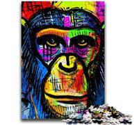 Puzzle 1000 pièces pour Adultes, Animaux, singes, Jouets éducatifs, Anti-Stress, Collection d'artistes, Beaux-Arts, 26x38cm