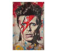 Puzzle 1000 pièces pour Adultes Anime David Bowie Rock Singer Jouet éducatif de décompression intellectuelle Jeu Familial Amusant pour Enfants Adultes Défi-38x52cm