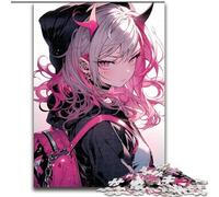 Puzzle 1000 pièces pour Adultes, Anime Demon Girl, à partir de 14 Ans Un Jeu Stimulant à Offrir à Toute la Famille et aux Amis (Taille 26x38cm)