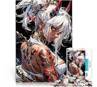 Puzzle 1000 pièces pour Adultes Anime Demon Girl Séjour Anti-Stress pour Tuer Le Temps Car C'est Un pour Toute la Famille 38x26cm
