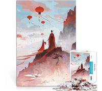 Puzzle 1000 pièces pour Adultes Anime Demon Slayer Tanjiro Entraînez Votre Cerveau et Vos Mains Une œuvre d'art 38x26cm