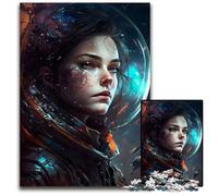 Puzzle 1000 pièces pour Adultes, Anime Girl in Space Puzzles pour Adultes, Casse-tête Stimulant à Faire soi-même, Jeu Familial idéal ou Cadeau décoratif 50x75cm