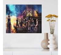 Puzzle 1000 Pièces pour Adultes,Anime Kingdom Hearts,Puzzles Classiques Adolescent Enfant Puzzle Puzzles d'anniversaire Premium Fun Family Challenge(50x70cm)-308