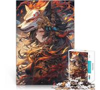 Puzzle 1000 pièces pour Adultes Anime Samurai Maid Jouets de Jeu pour Cadeau Familial est idéal comme Cadeau pour Toute la Famille 75x50cm