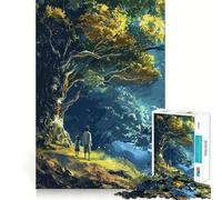 Puzzle 1000 pièces pour Adultes Arbre Ancien Jeu de réflexion et d'exercice Ajustement Parfait Activité de Partage et de renforcement des Liens familiaux (38x52cm)