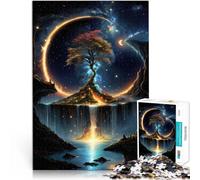 Puzzle 1000 pièces pour Adultes Arbre de la Vie Défi Difficile pour soulager Le Stress est idéal comme Cadeau pour Toute la Famille 38x26cm