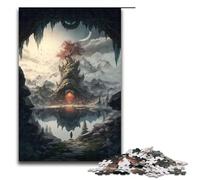 Puzzle 1000 pièces pour Adultes Arbre de Vie céleste Jeu de Puzzles pour est idéal comme Cadeau pour Toute la Famille 75x50cm