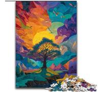 Puzzle 1000 pièces pour Adultes Arbre de Vie, Difficile, avec des pièces entièrement emboîtables de Formes aléatoires (Taille 50x75cm)