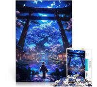 Puzzle 1000 pièces pour Adultes Arbre de Vie Japonais Jouets de Jeu pour Cadeau Familial Car C'est Un pour Toute la Famille 38x26cm